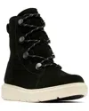 Sorel Explorer™ Iii Joan Waterproof Suede Boot In Black