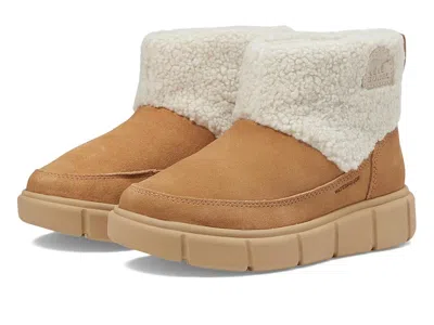 Sorel Explorer Iii Slip-on Cozy Wp (little Kid/big Kid) Kids Shoes Tawny Buff/natural : 7 Big Kid M,