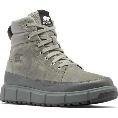 Sorel Explorer Iii Waterproof Boot In Quarry/ Grill