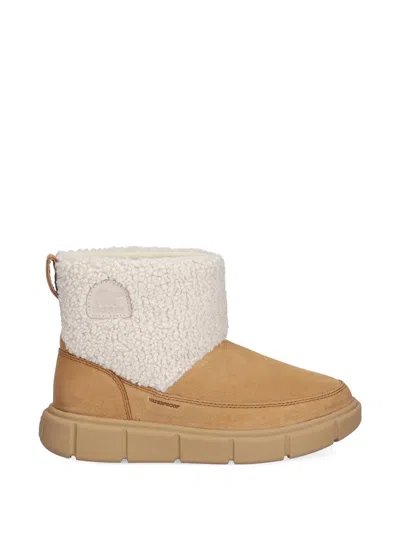 Sorel Explorer Iii Joan Waterproof Slip-on Cozy Boot In Neutral
