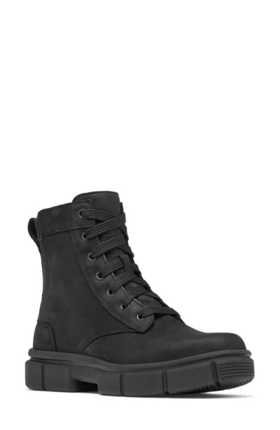 Sorel Explorer Lace-up Boot In Black/ Black