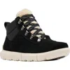 Sorel Explorer Next 2058721010 Women's Black Sea Salt Hiker Winter Boots Khd104