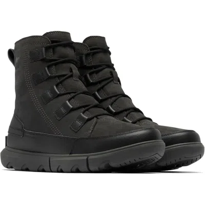 Sorel Explorer Next Boots Men's D Black Waterproof Round Toe Ankle Zap2567