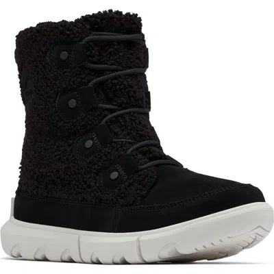 SOREL SOREL EXPLORER NEXT JOAN FAUX SHEARLING BOOTIE