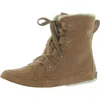 Sorel Explorer Next Joan Wp Womens Suede Faux Fur Winter & Snow Boots In Beige