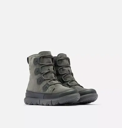 Sorel Explorer Snow Boot Men's Us 9.5 Olive Suede Waterproof Ankle Boots Zpo2498