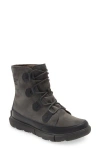 Sorel Explorer Mens Suede Lace-up Hiking Boots In Green/black