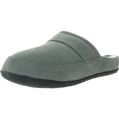 Sorel Falcon Ridge Ii Scuff Mens Faux Fur Lined Suede Slide Slippers In Multi