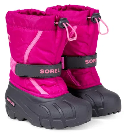 Sorel Kids' Flurry Snow Boots In Pink
