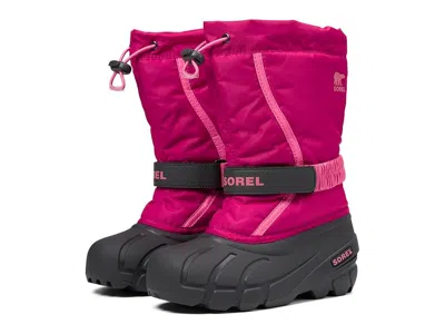 Sorel Flurry (toddler/little Kid/big Kid) Kids Shoes Deep Blush/tropic Pink : 7 Big Kid M