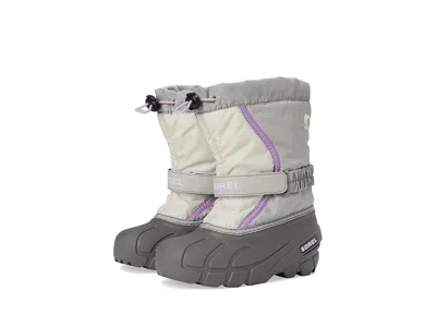 Sorel Flurry (toddler/little Kid/big Kid) Kids Shoes Dove/euphoric Lilac : 7 Big Kid M In Multi