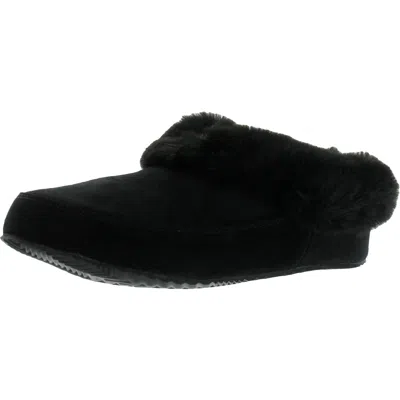 Sorel Go - Coffee Run Womens Glitter Suede Slip-on Sneakers In Black