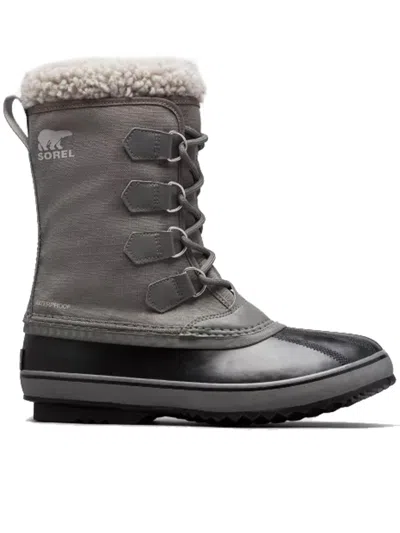 Sorel Grey 1964 Pac Pac Nylon Boots In Gray