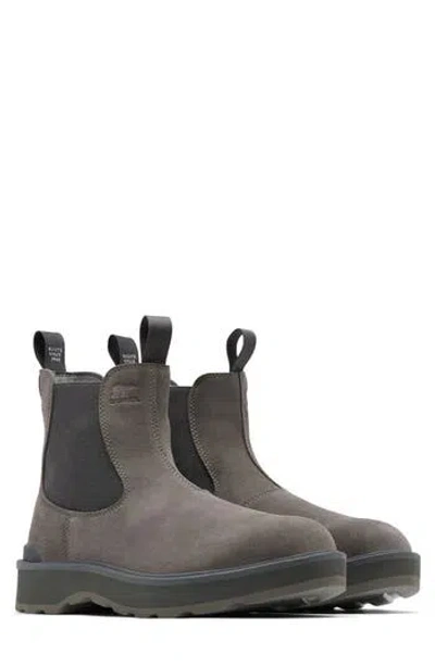 Sorel Hi-line Chelsea Boot In Quarry/grill