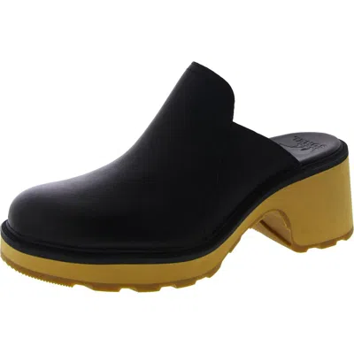 Sorel Hi-line Heel Mule Womens Mules Slide In Multi