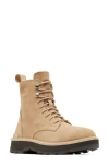 Sorel Hi-line Lace Womens Leather Lace-up Booties In Canoe/tawny Buff