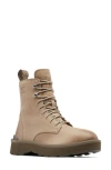 Sorel Hi-line Platform Combat Boot In Omega Taupe/major