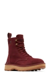 Sorel Hi-line Platform Combat Boot In Spice/caribou Buff