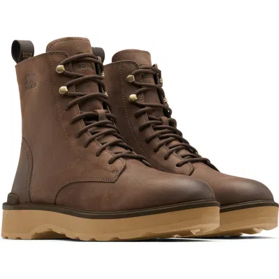 Sorel Hi-line Waterproof Lace-up Boot In Fallen/velvet Tan