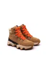 SOREL IMPACT CONQUEST SNEAKER BOOTS IN TAWNY BUFF/CERAMIC