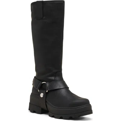 Sorel Joan Frwd Waterproof Harness Boot In Black