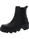 Sorel Joan Now Chelsea Womens Round Toe Casual Chelsea Boots In Black