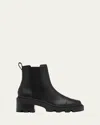 Sorel Joan Now Leather Chelsea Ankle Boots In Black