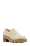 Sorel Joan Now Loafer In Bleached Ceramic/gum 16