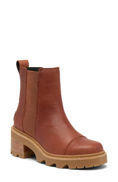 Sorel Joan Now Waterproof Chelsea Boot In Brown