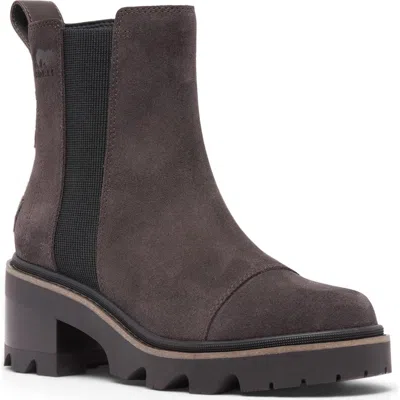 Sorel Joan Now Waterproof Chelsea Boot In Black