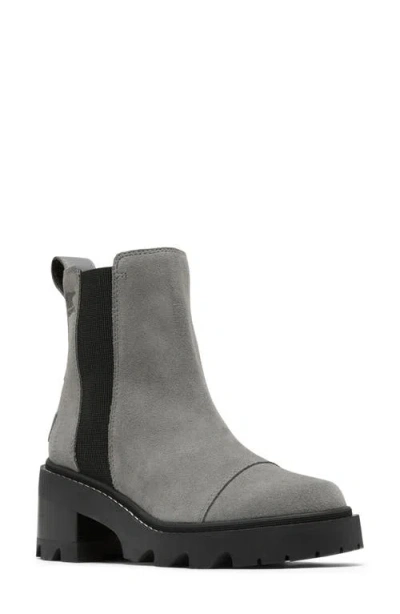 Sorel Joan Now Waterproof Chelsea Boot In Quarry/black