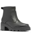 Sorel Joan Now Zip Leather Boot In Black