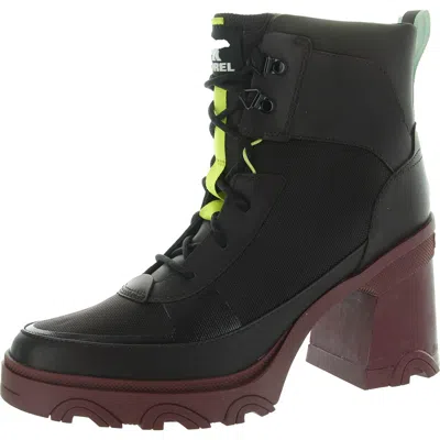 Sorel Joan Of Arc Womens Ankle Dressy Ankle Boots In Pink