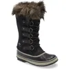 Sorel Joan Of Arctic Faux Fur Waterproof Snow Boot In Black/quarry