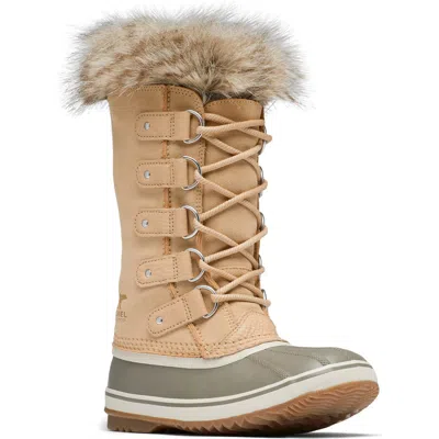 Sorel Joan Of Arctic Faux Fur Waterproof Snow Boot In Ceramic/gum 2