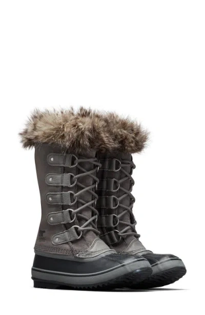 Sorel Joan Of Arctic Waterproof Boot In Quarry/black