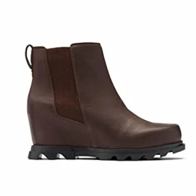 NWOT Sorel Joan of Arctic Wedge Chelsea Boot – Tan Cognac – Size 9.5