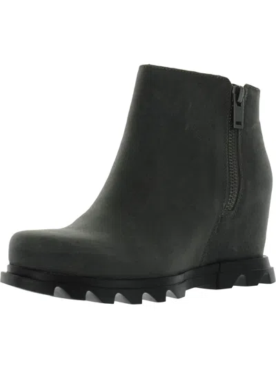 Sorel Joan Of Arctic Wedge Iii Zip Womens Covered Wedge Zipper Winter & Snow Boots In Multi