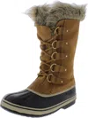 SOREL JOAN OF ARCTIC WOMENS SUEDE LEATHER WINTER BOOTS