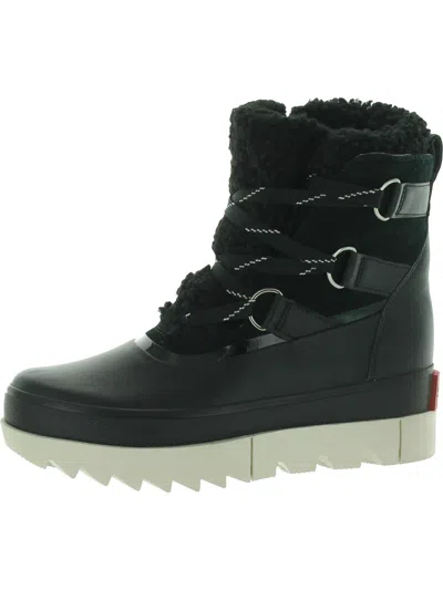Sorel Joan Of Artic Womens Suede Ankle Wedge Boots