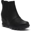Sorel Joan Rhapsody Waterproof Chelsea Boot In Black