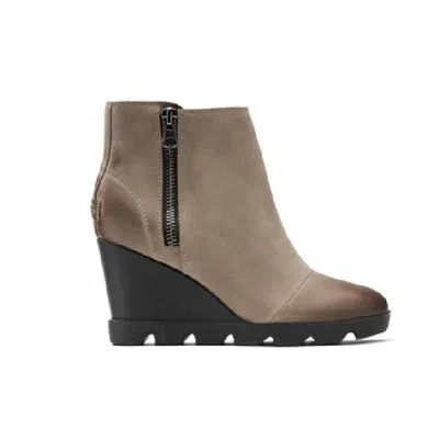 Sorel Joan Uptown Zip Bootie In Brown