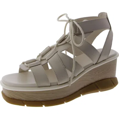 Sorel Joanie Iii Womens Mixed Media Ankle Wedge Sandals