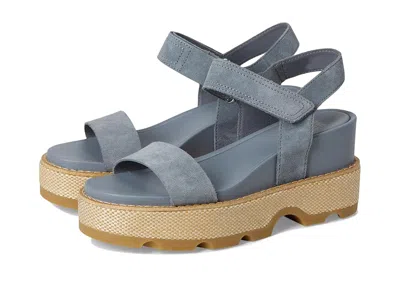 Sorel Joanie Iv Y Strap Wedge In Blue