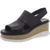 Sorel Joanie Lll Womens Cushioned Footbed Leather Wedge Sandals In Multi