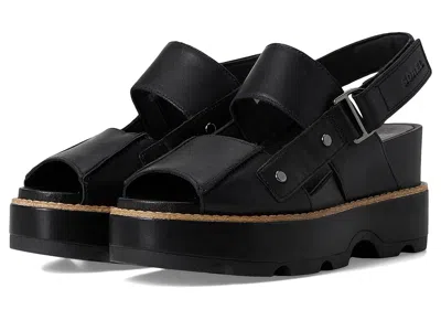 Sorel Joanietm Iv Sandals Wedge In Black