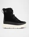 Sorel Kids' Explorer Iii Waterproof Boot In Black
