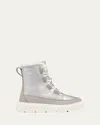 Sorel Unisex Explorer Iii Waterproof Boots - Toddler, Little Kid, Big Kid In Pure Silver Chrome Grey