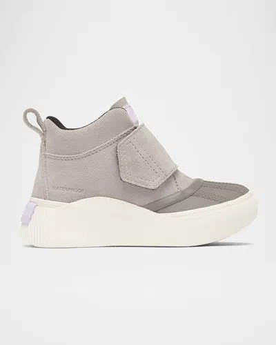 Sorel Kid's Out N About Iv Suede Sneakers, Kids In Dove Quarry