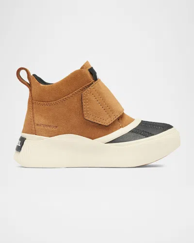 Sorel Kid's Out N About Iv Suede Sneakers, Kids In Taffy Black